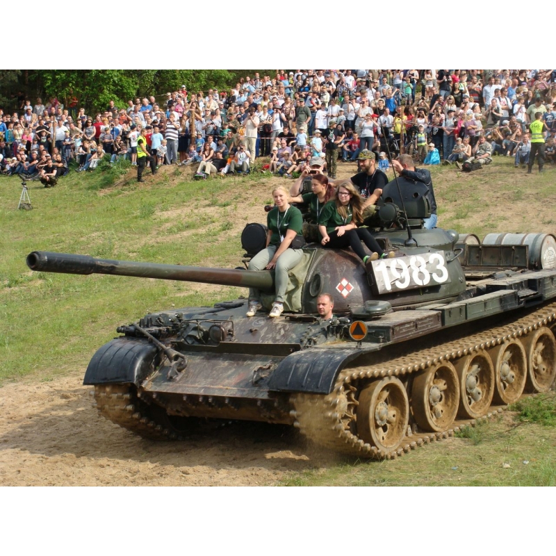 Jazda Czołgiem T-55A - Mrągowo